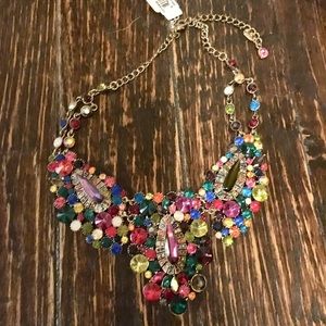 Colorful statement necklace
